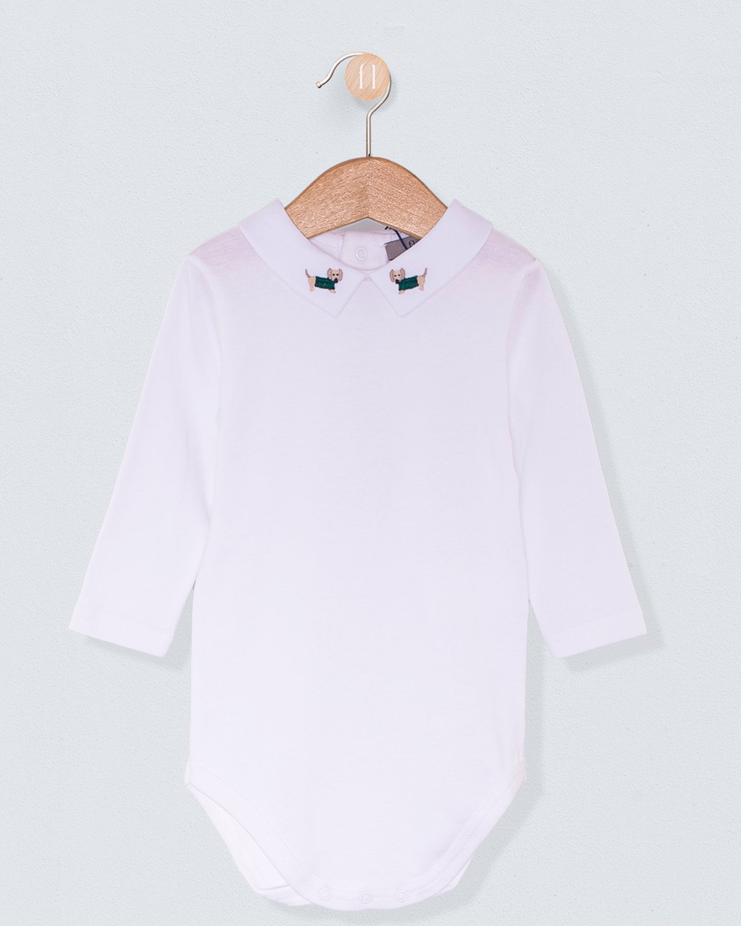 Italian Embroidered Dachshund Hunter Onesie - Onesie