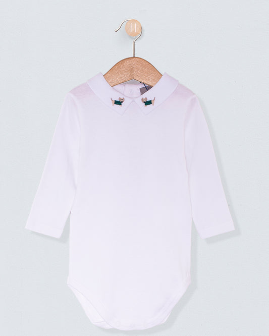 Italian Embroidered Dachshund Hunter Onesie - Onesie