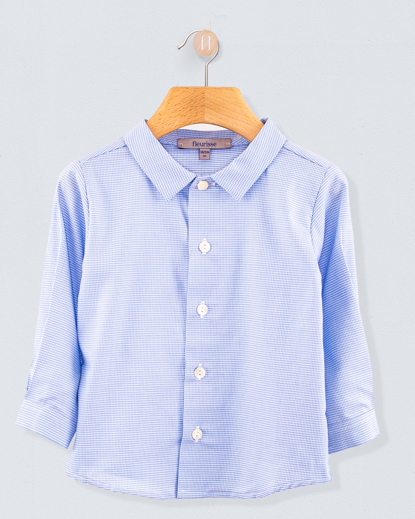 Hendrix Luxury Flannel Mini Gingham Shirt - Shirt