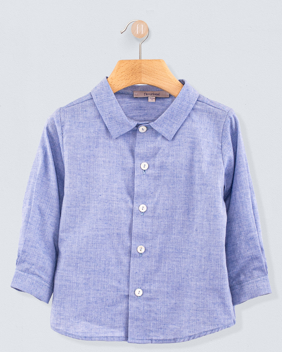 Hendrix Blue Luxury Flannel Shirt