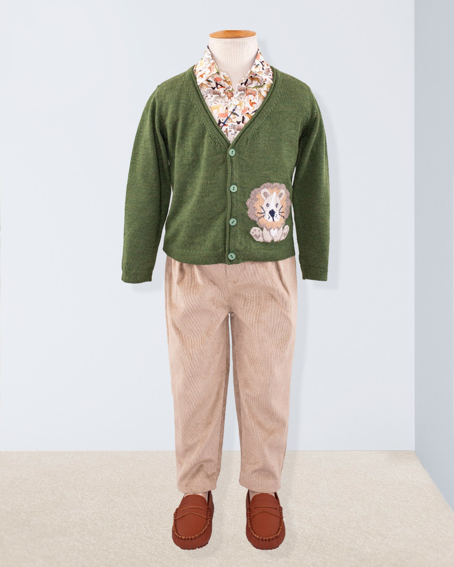 Mattia Soft Beige Corduroy Pant - Pant
