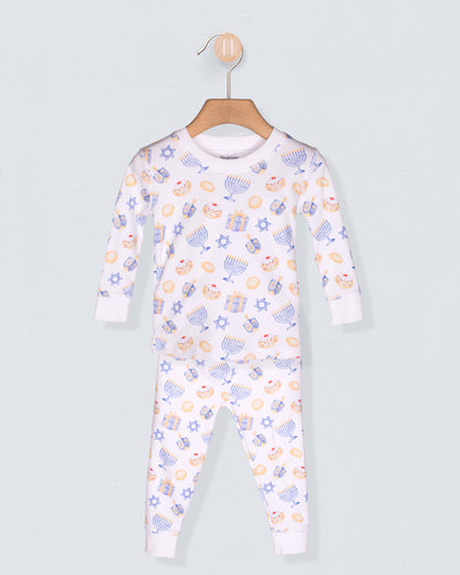 Pima Hanukkah 2-Piece Pajama