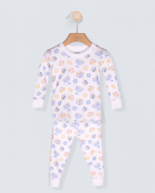 Pima Hanukkah 2-Piece Pajama