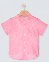 Henry Hot Pink Linen Shirt