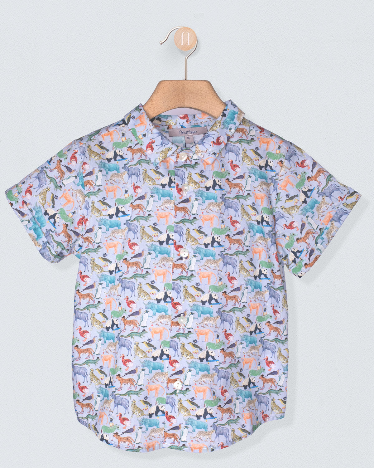 Henry Liberty Animals Blue Queue Outfit