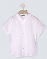 Henry White Linen Shirt