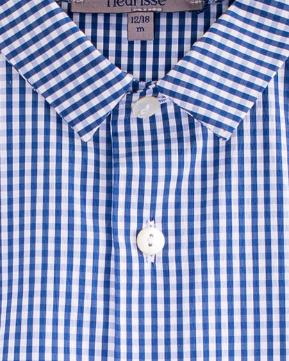Henry Summer Navy Check Shirt - Shirt
