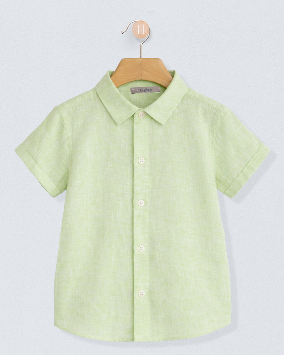 Henry Grass Linen Shirt
