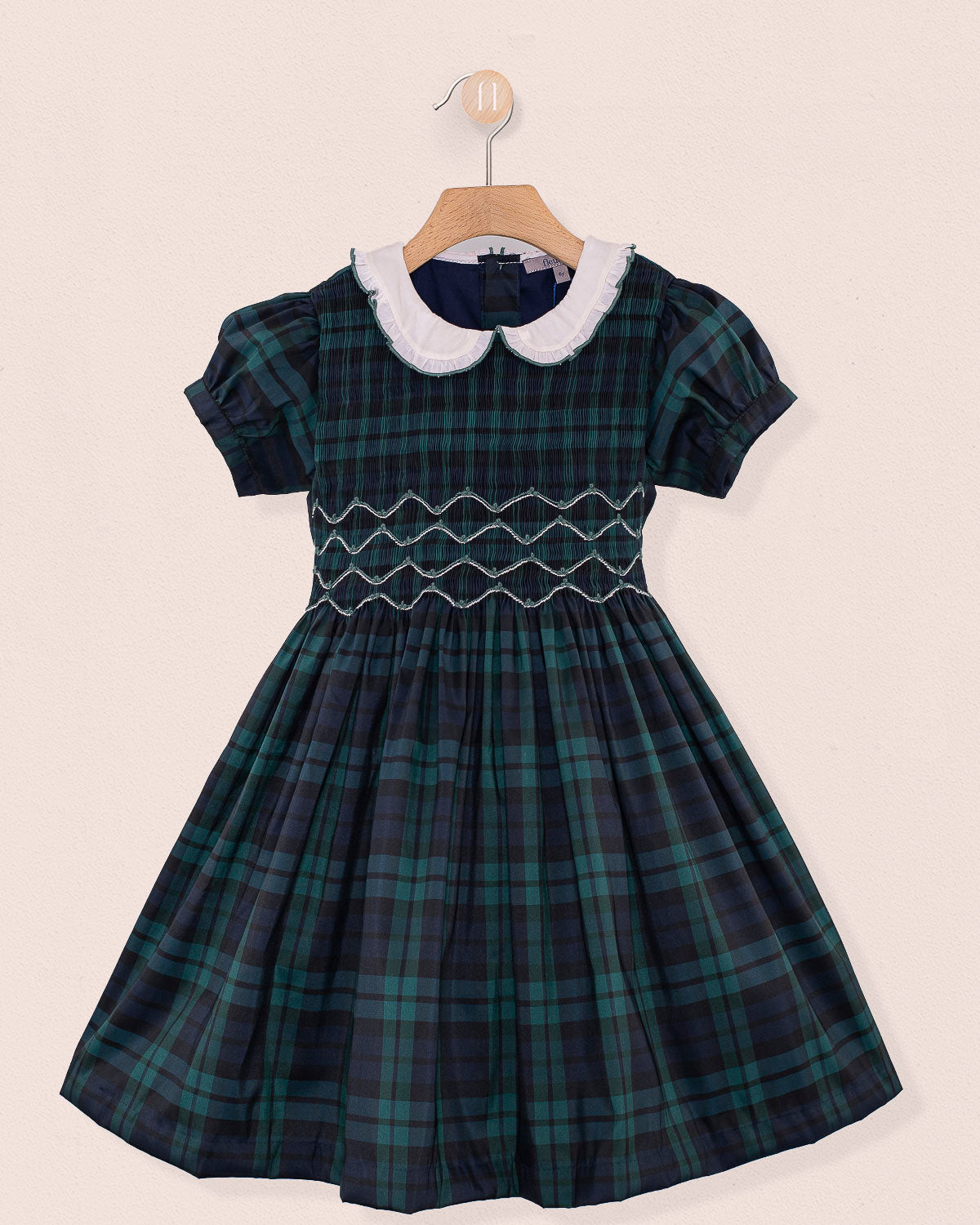 Holiday Black Watch Plaid Smock - Dress