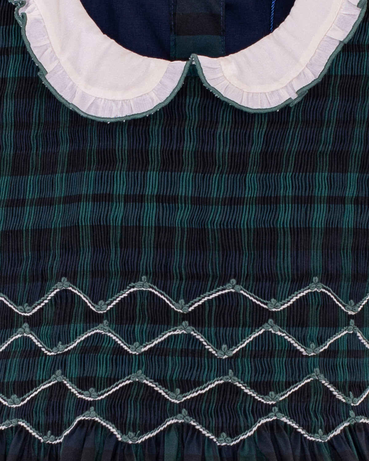 Holiday Black Watch Plaid Smock - Dress