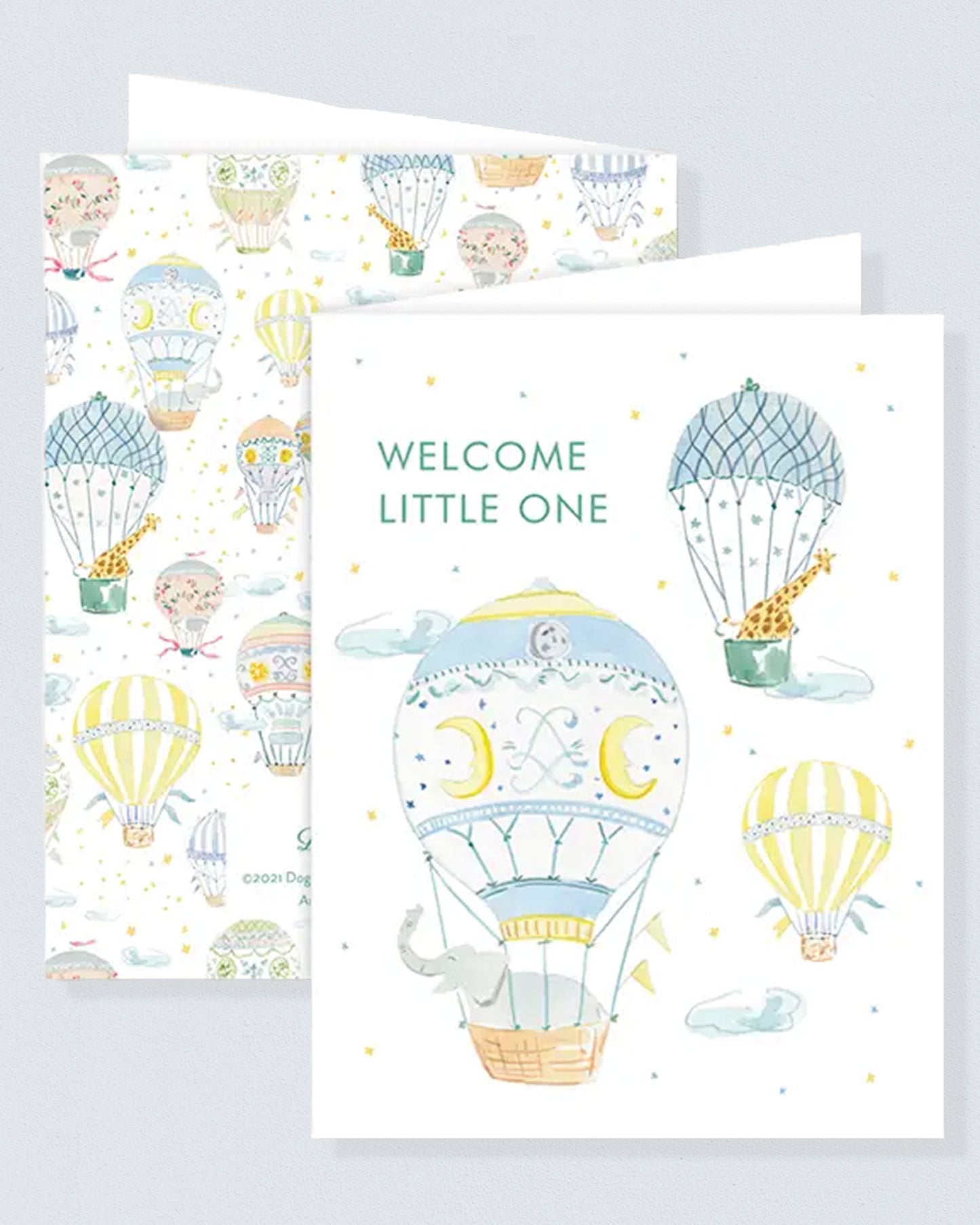 Hot Air Balloon Gift Card - Card