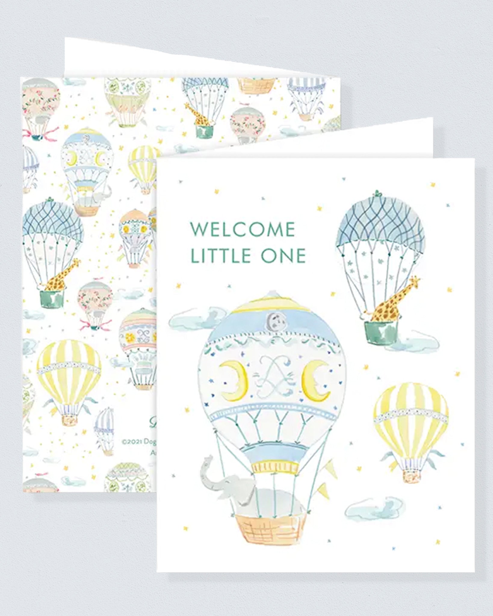 Hot Air Balloon Gift Card - Card