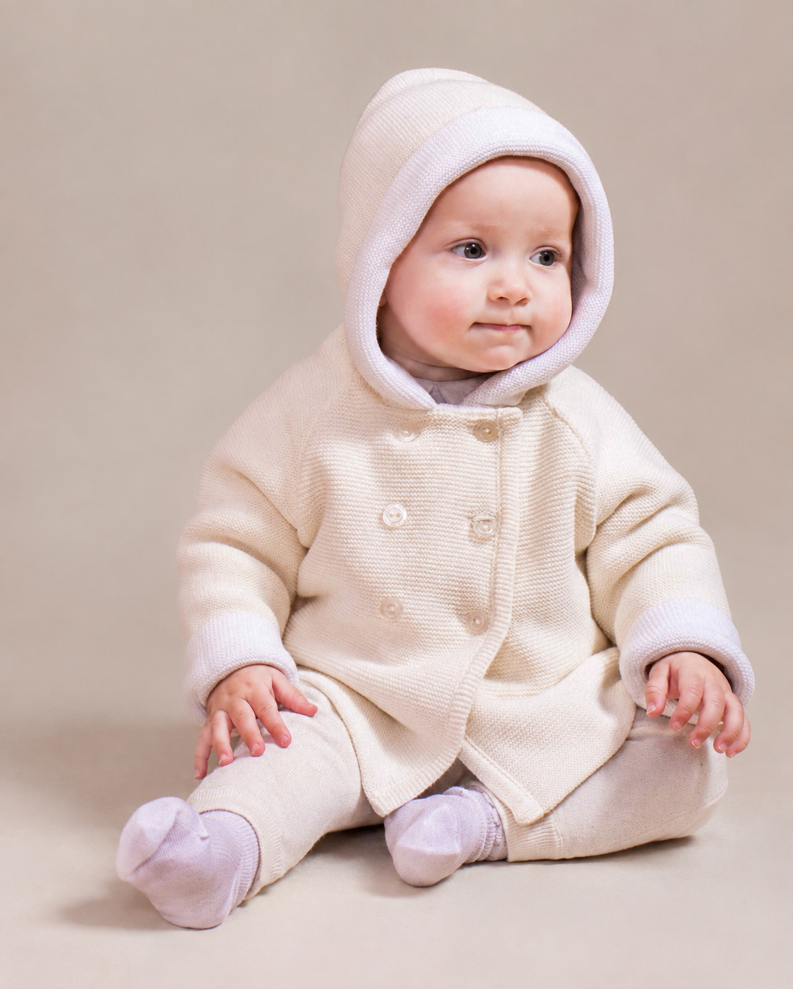 Jackpot Cream Hooded Jacket