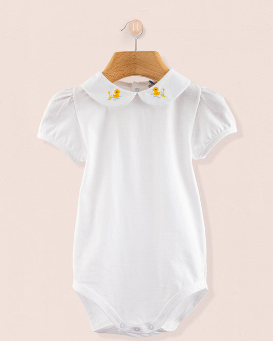 Ines onesie Embroidered Ducklings - Onesie