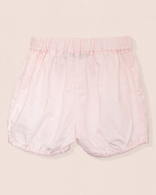 Iris Italian Baby Pink Linen Shorts - Pant