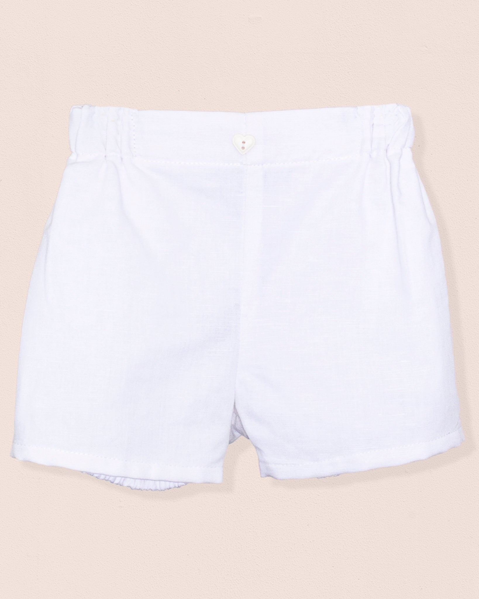 Iris Italian White Linen Shorts - Pant