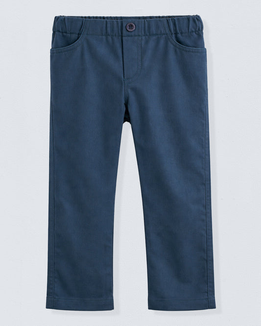 James Twill Summer Navy Pull-On Pant