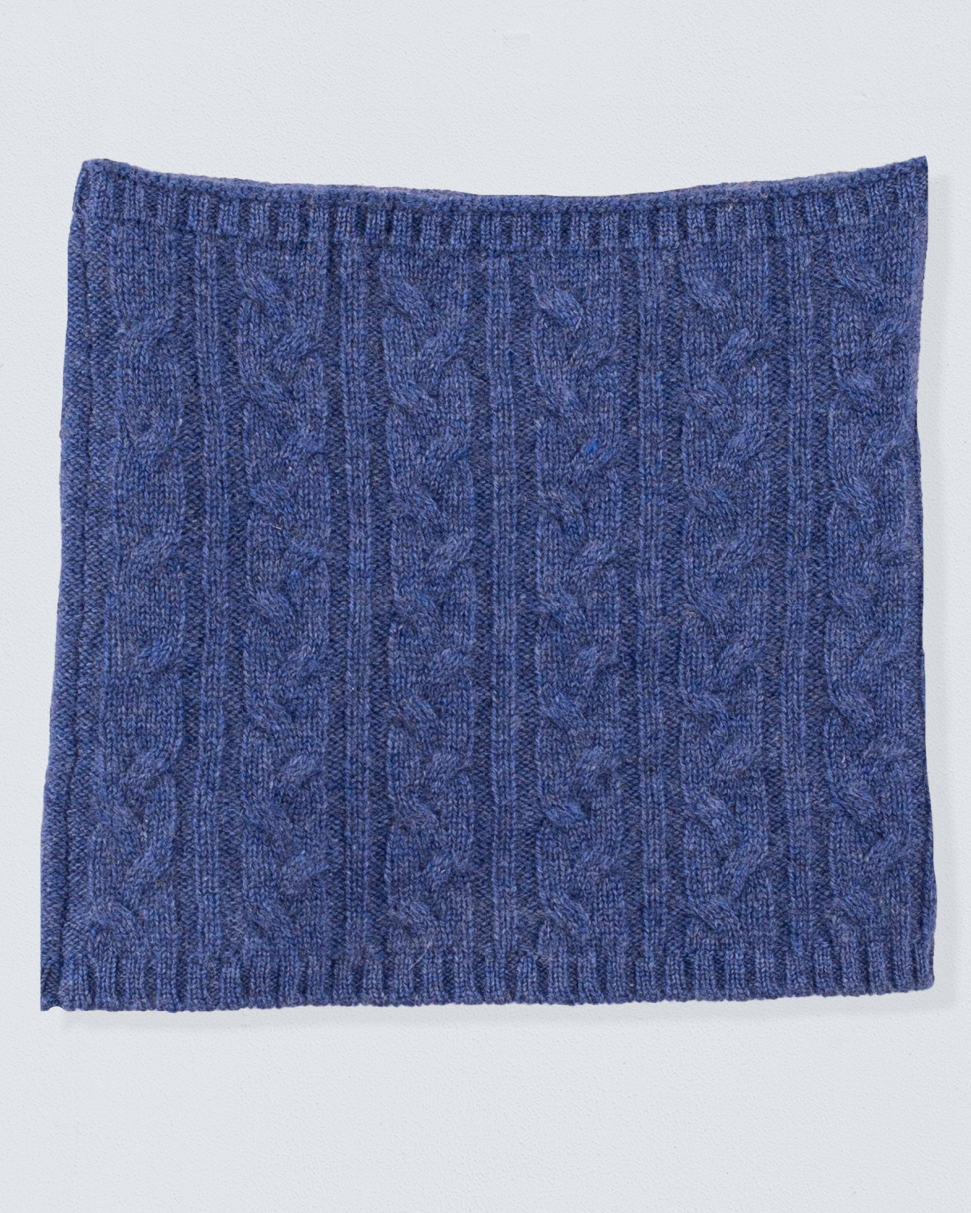 Cashmere Jean Cable Roll Scarf - Hat