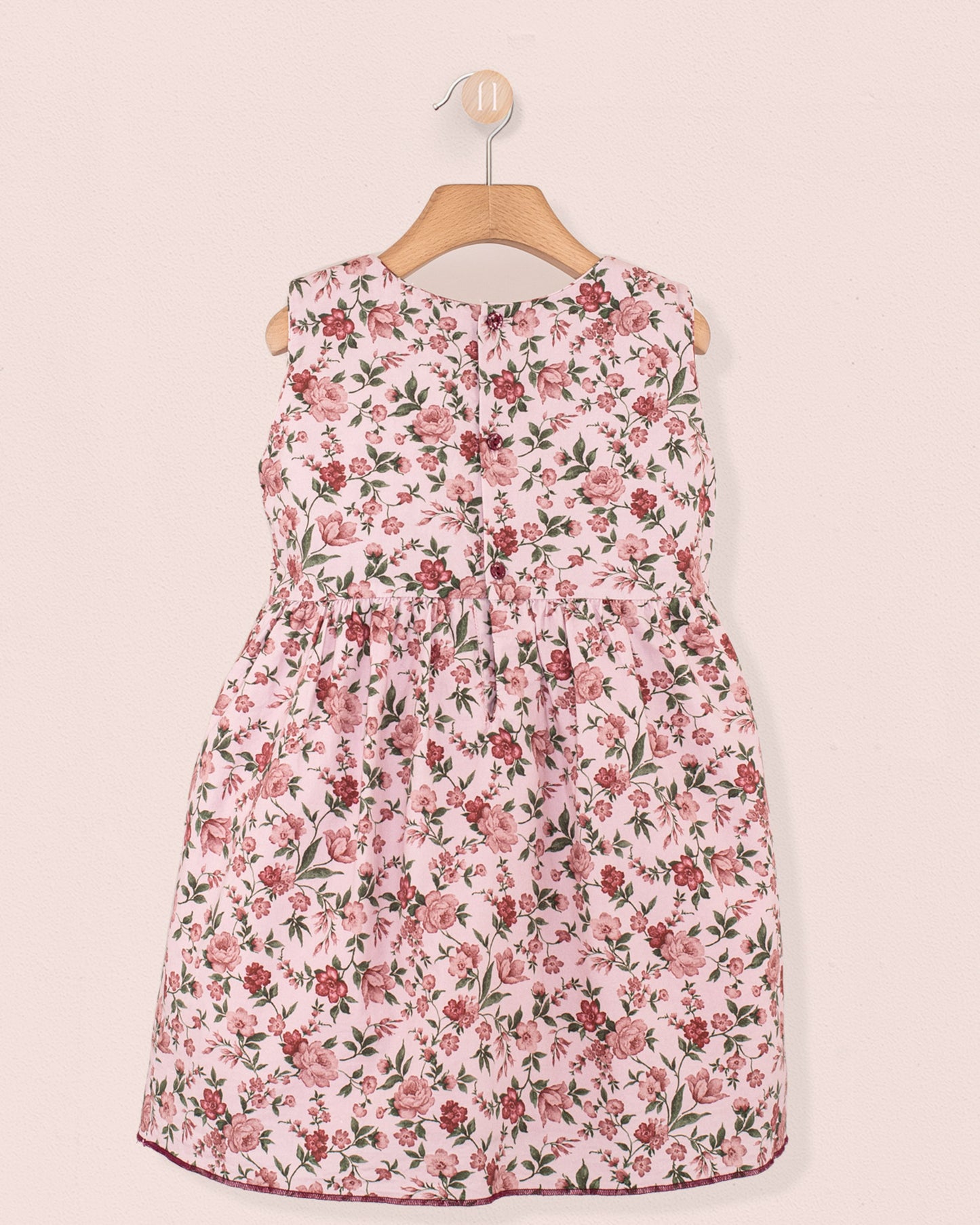 Julie Jumper Rose Garden Twill Smock - Smocked Dress