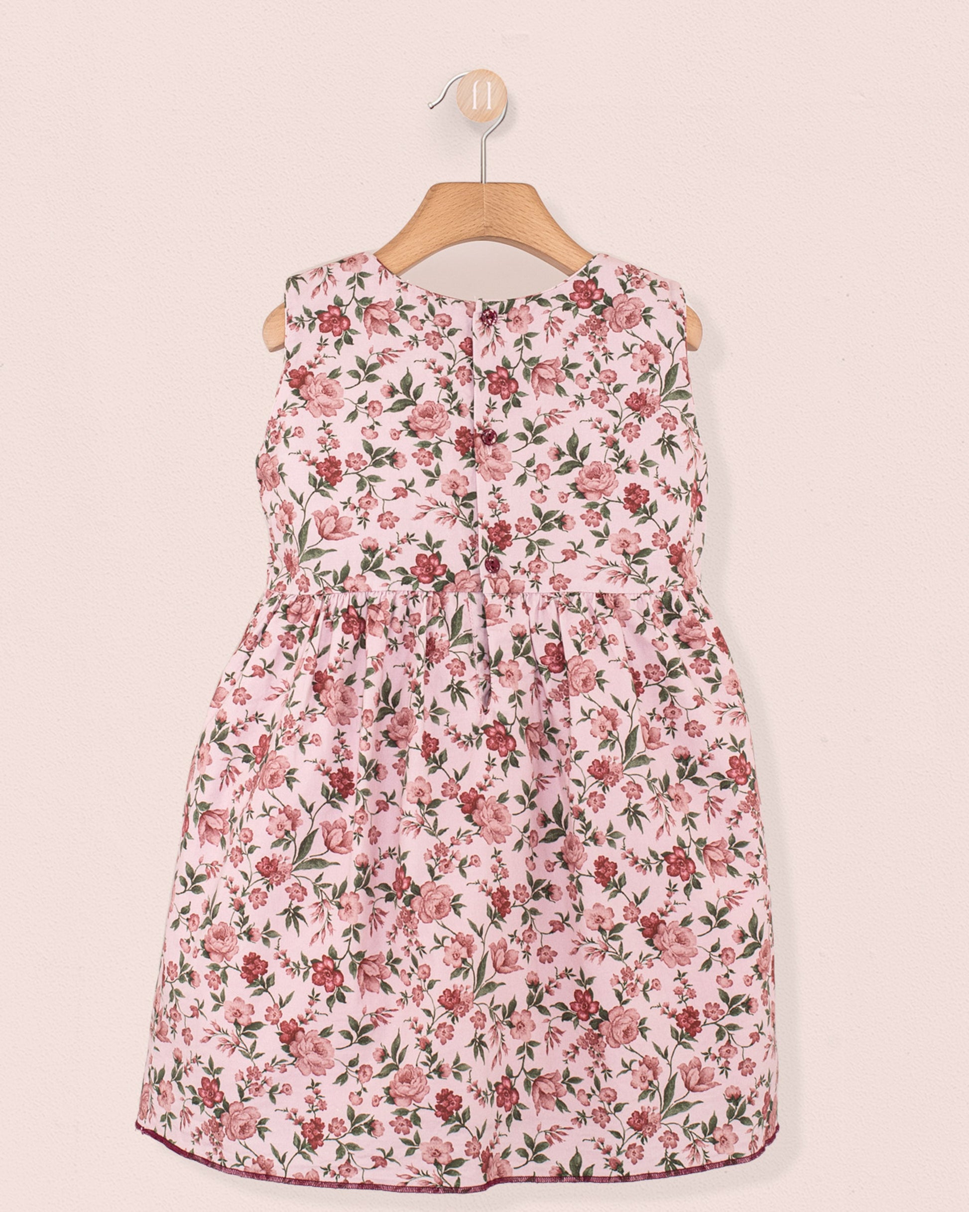 Julie Jumper Rose Garden Twill Smock - Smocked Dress