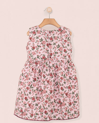 Julie Jumper Rose Garden Twill Smock - Smocked Dress