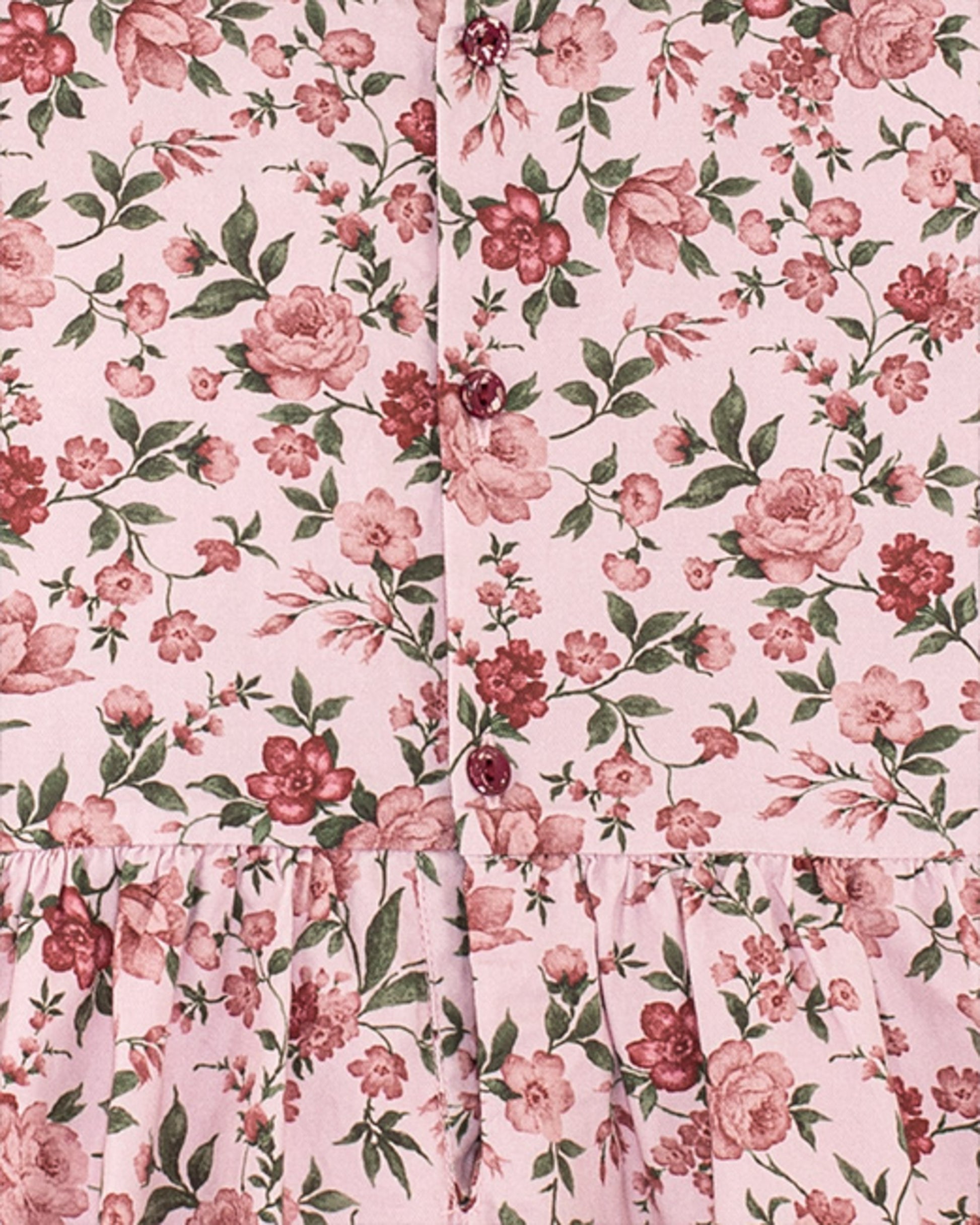 Julie Jumper Rose Garden Twill Smock - Smocked Dress