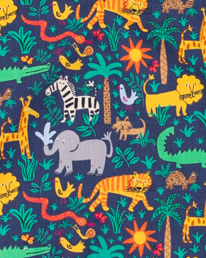 Bear Liberty Louie's Jungle Blue Overall - Romper