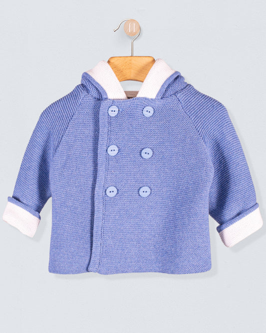 Jackpot Jean Mélange Hooded Jacket - Layette