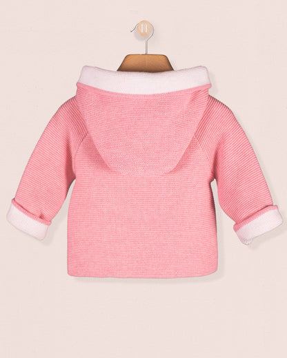 Jackpot Candy Mélange Hooded Jacket - Layette