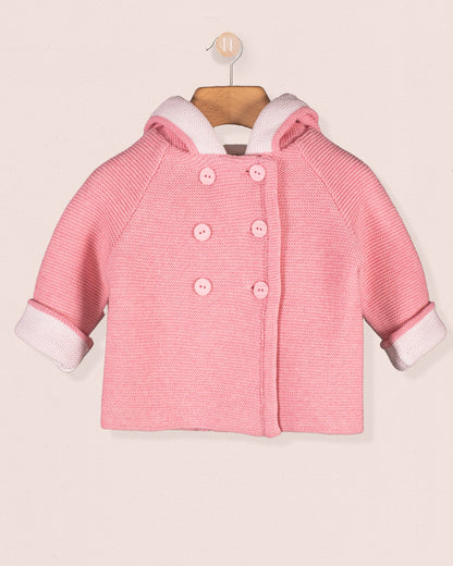 Jackpot Candy Mélange Hooded Jacket - Layette