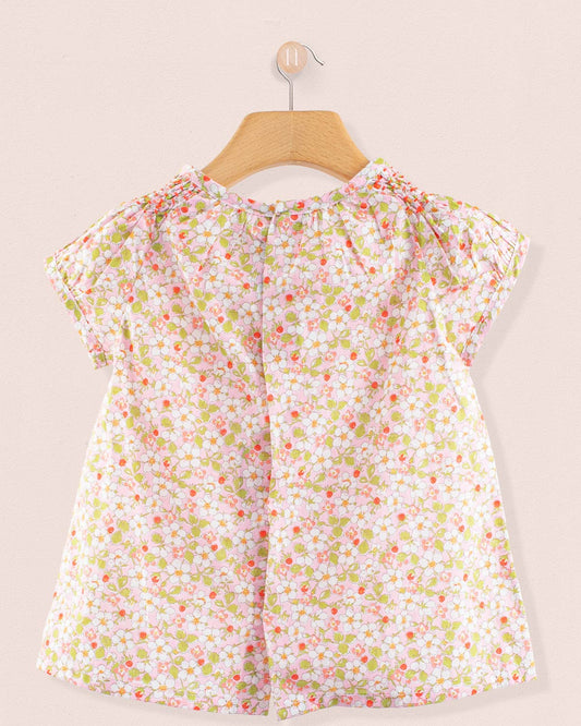 Jacqueline Liberty Strawberry Field Pink Tunic - Tunic