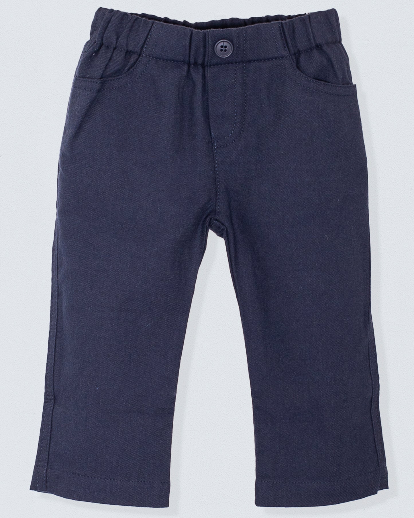 James Navy Flannel Pull-On Pant - Pant