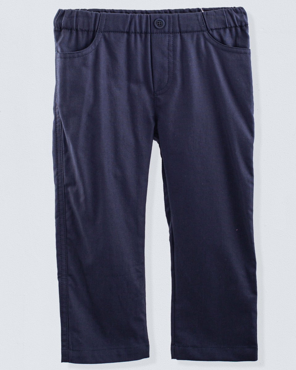 James Twill Navy Pull-On Pant
