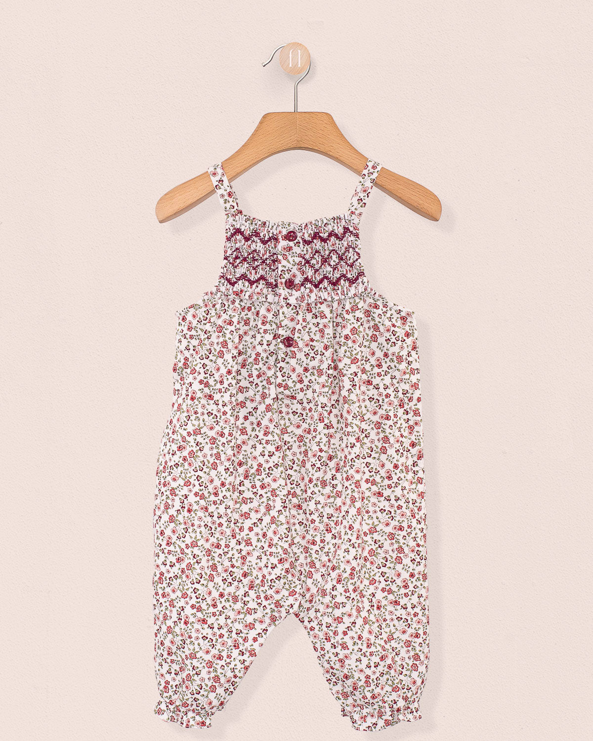 Joie Belina Small Burgundy Floral Overall - Romper