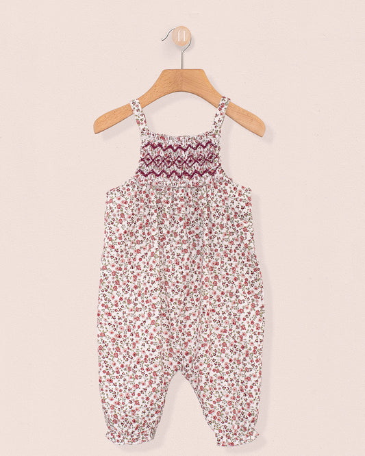 Joie Belina Small Burgundy Floral Overall - Romper