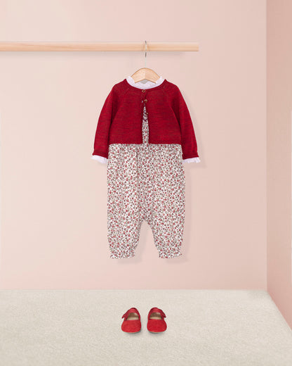 Joie Belina Small Burgundy Floral Overall - Romper