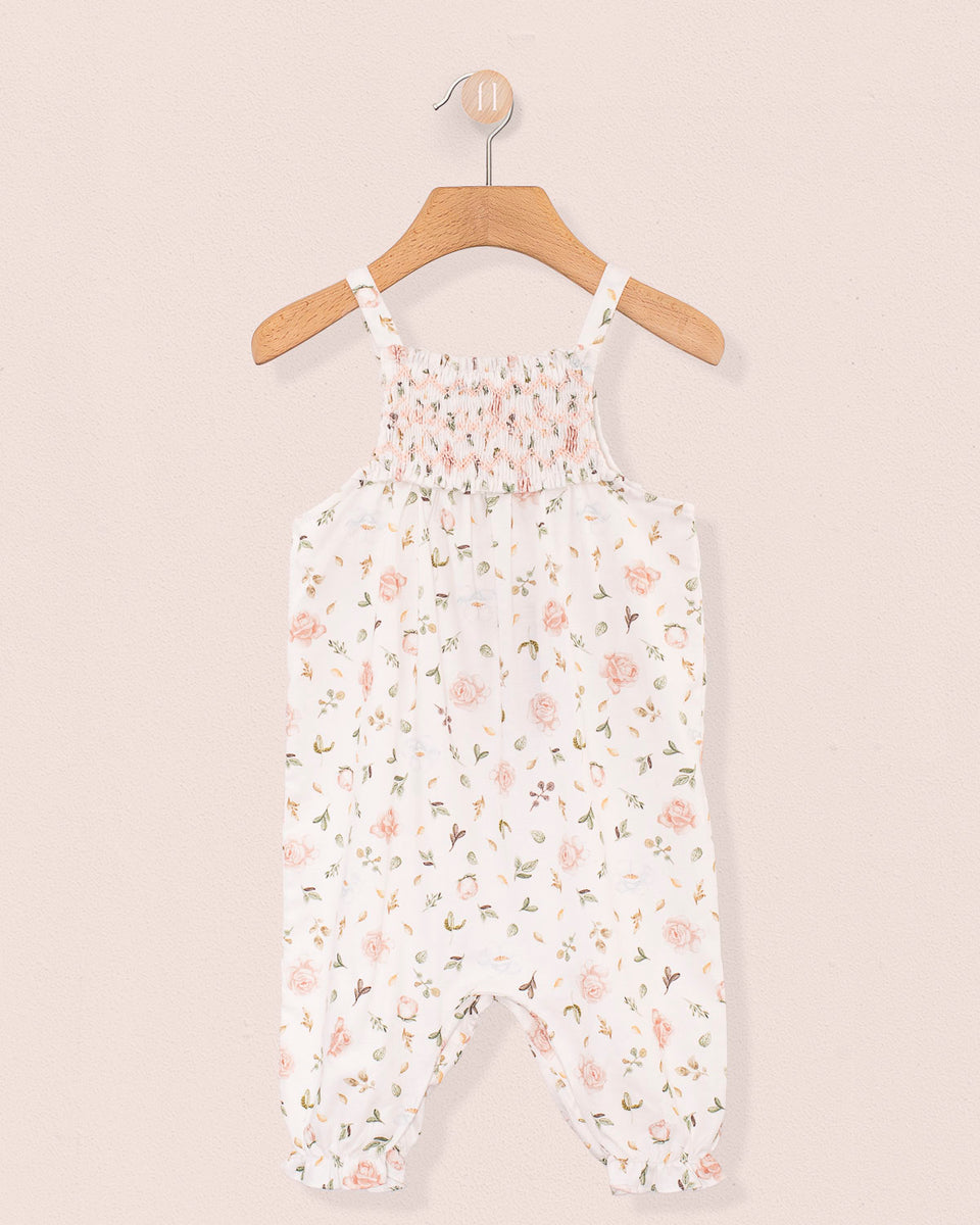 Joie Tuscany Soft Pink Rosebuds Overall