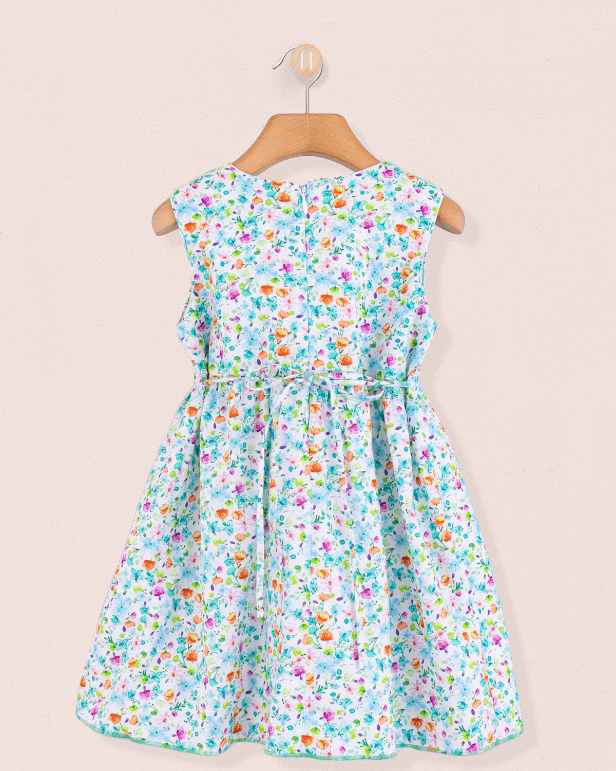 Jolie Veneto Peppermint Garden Smock - Smocked Dress