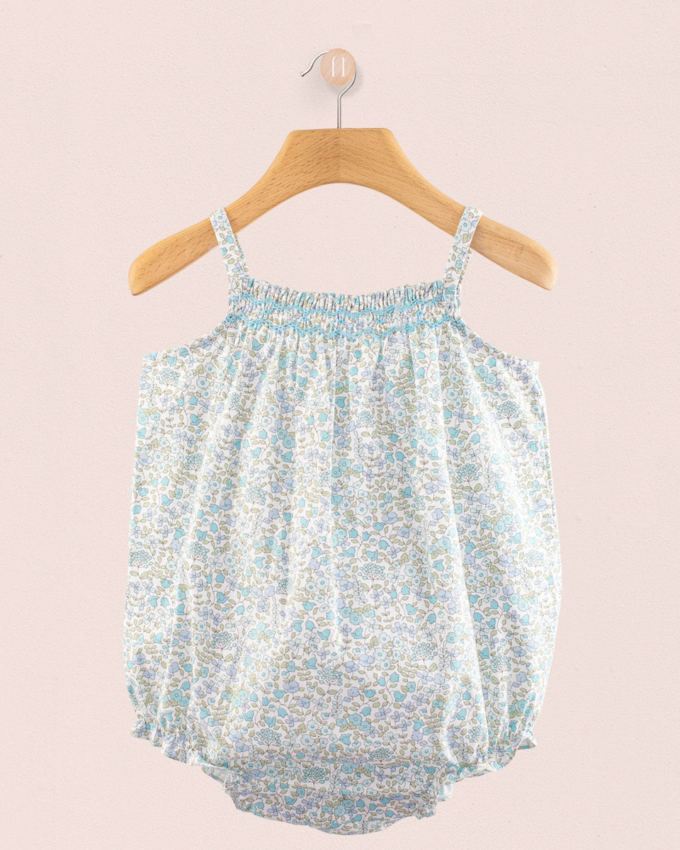 Joyeuse Garden Blue Smocked Bubble