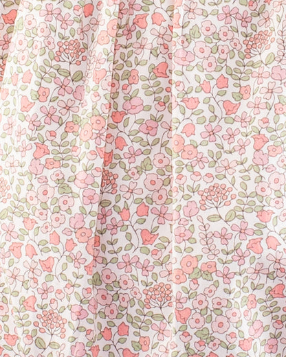 Joyeuse Garden Pink Smocked Bubble - Romper