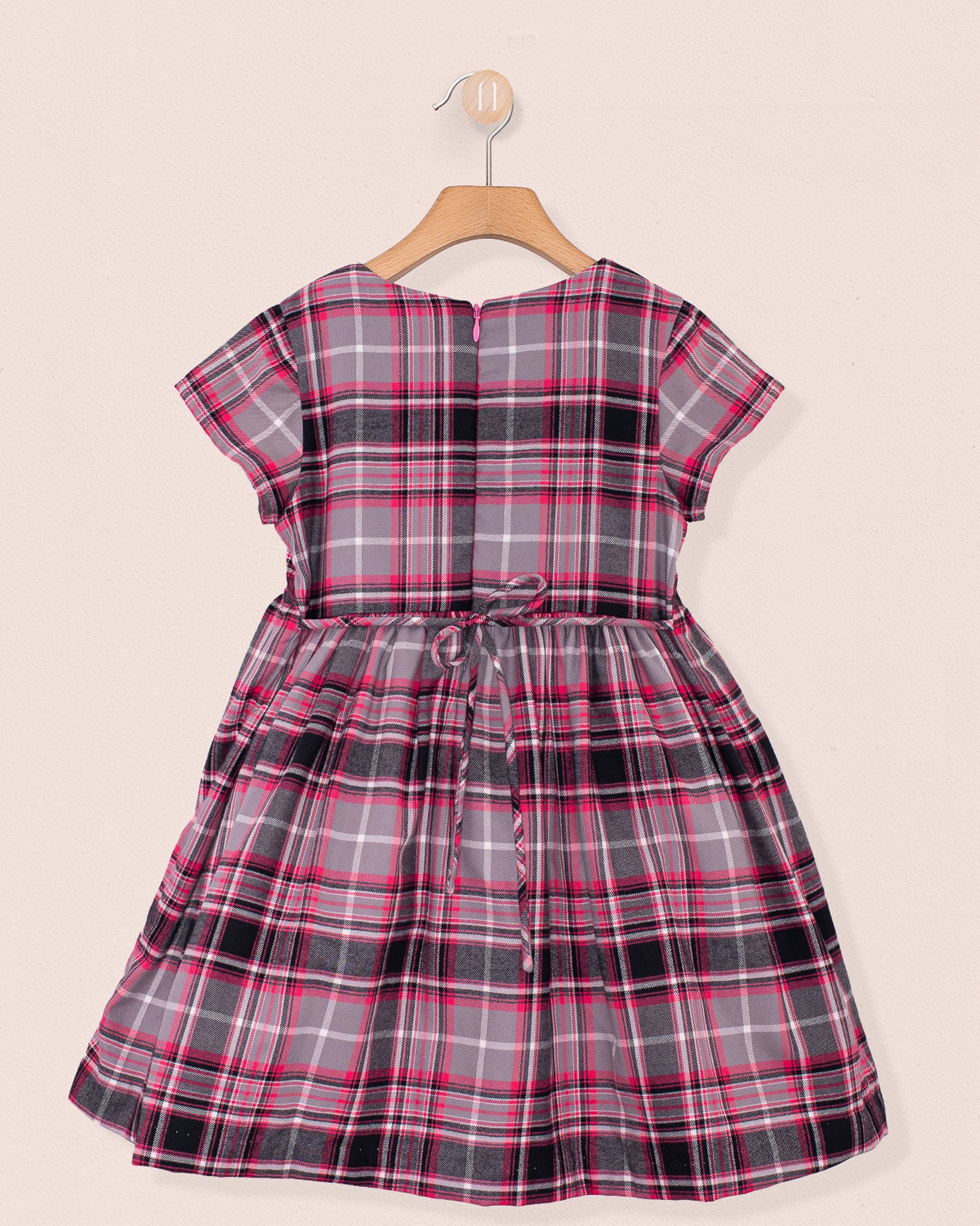 Julianne Primrose Flannel Smock - Smocked Dress