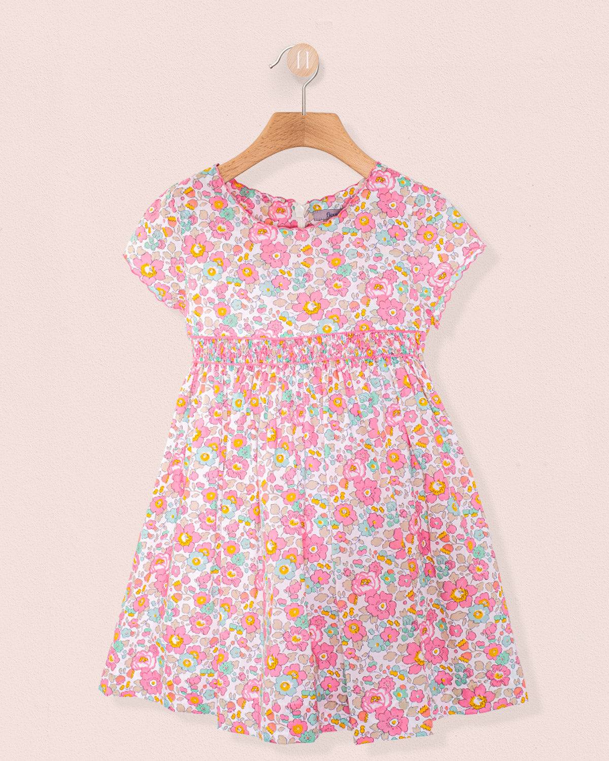 Juliette Liberty Betsy Primrose Smock - Smocked Dress