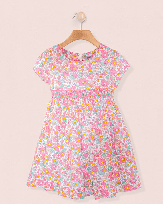 Juliette Liberty Betsy Primrose Smock - Smocked Dress
