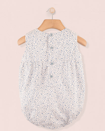 Kensington French Blue Floral Romper - Romper