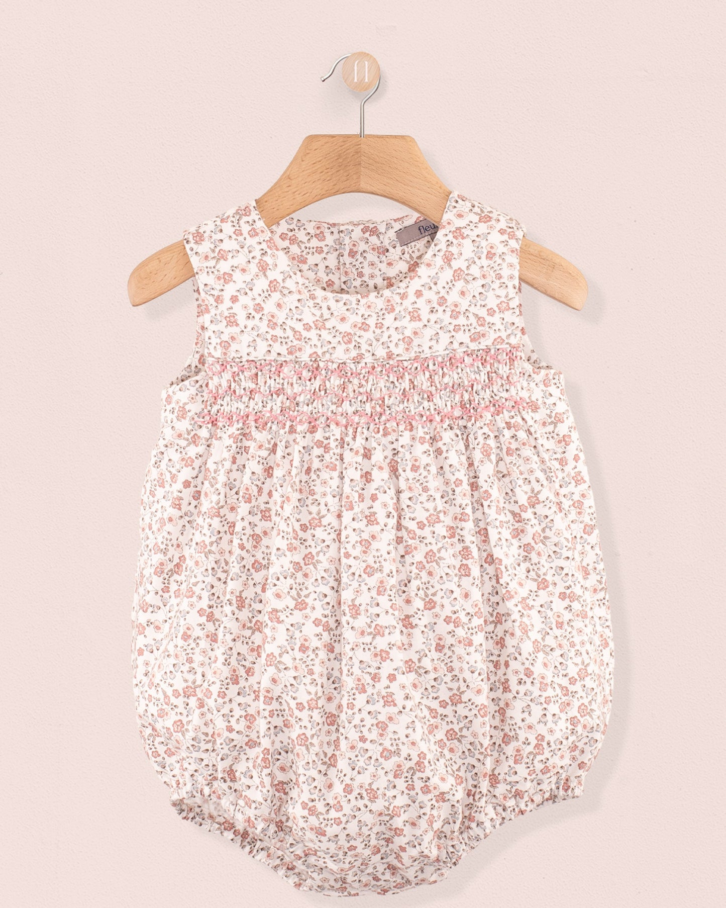 Kensington Belina Delicate Pink Floral Romper - Romper