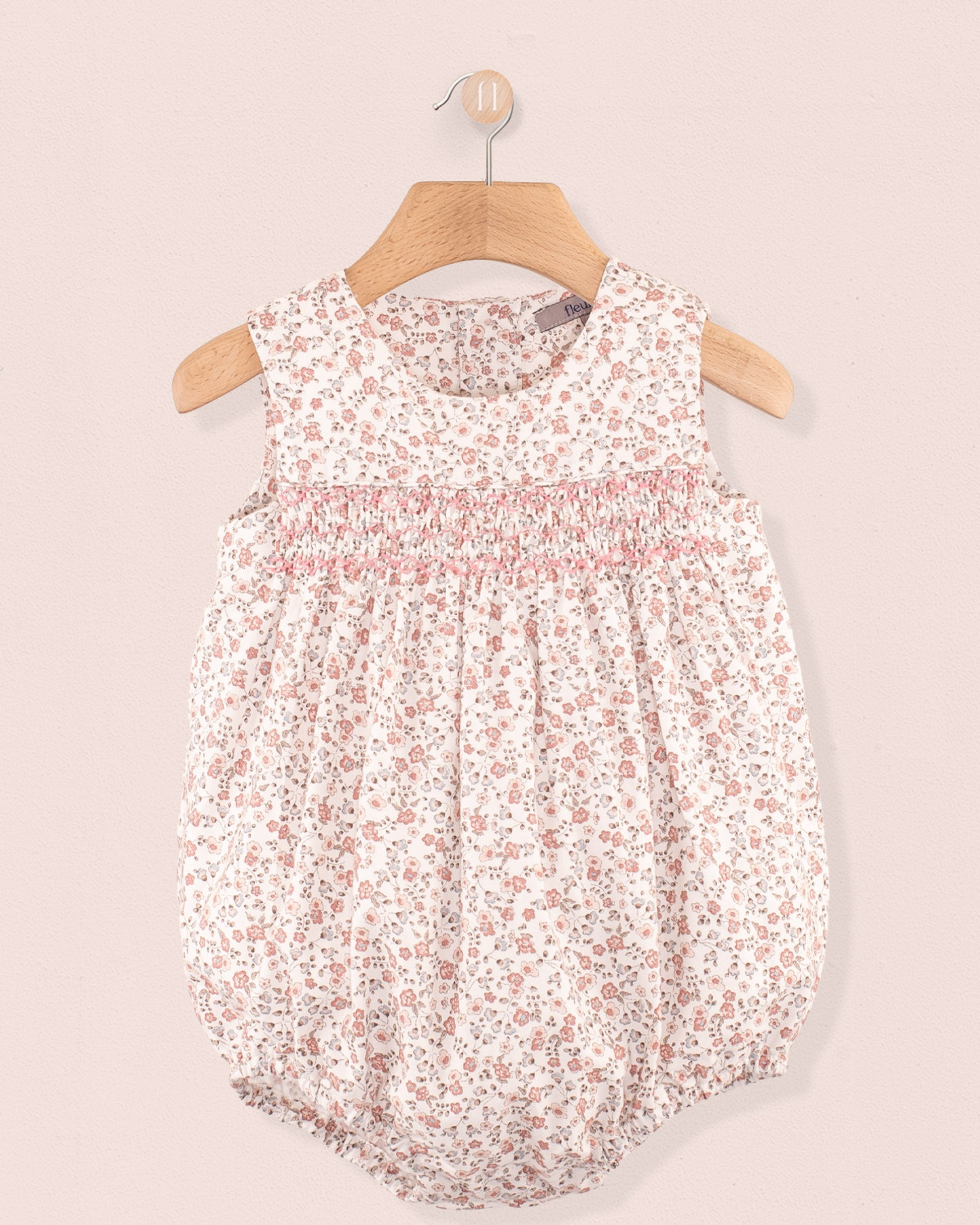 Kensington Belina Delicate Pink Floral Romper - Romper