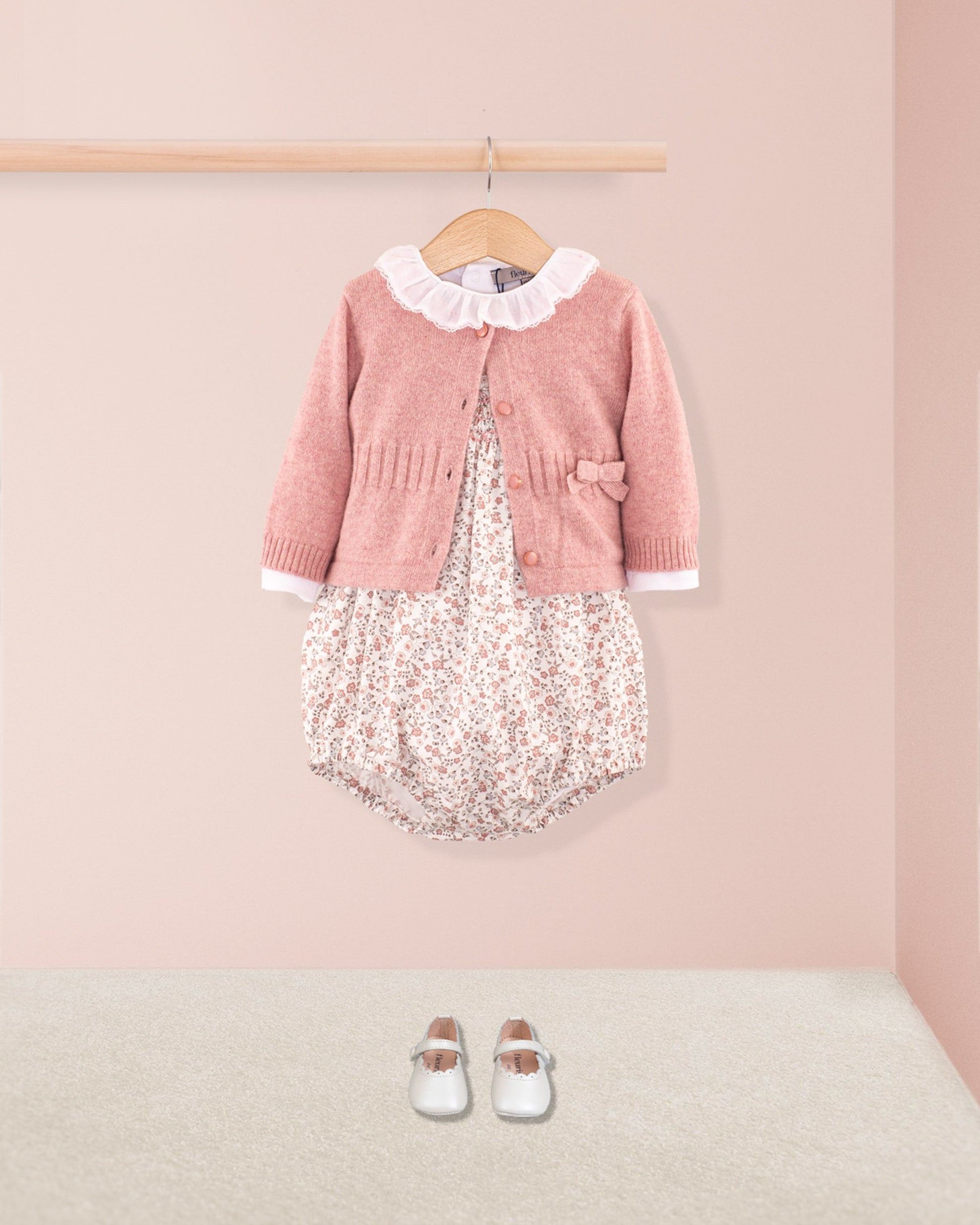 Kensington Belina Delicate Pink Floral Romper - Romper