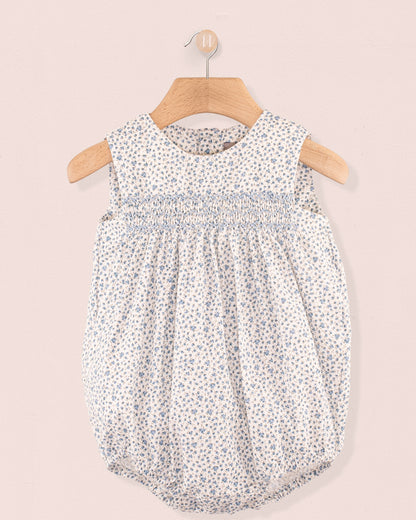 Kensington French Blue Floral Romper - Romper
