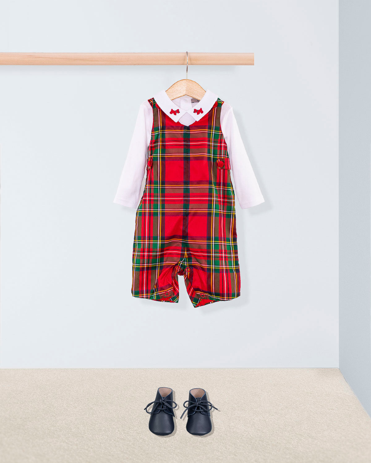 Kennedy Holiday Royal Stewart Romper - Romper