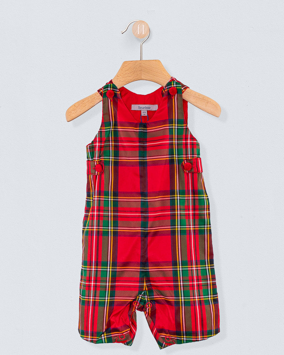 Kennedy Holiday Royal Stewart Romper